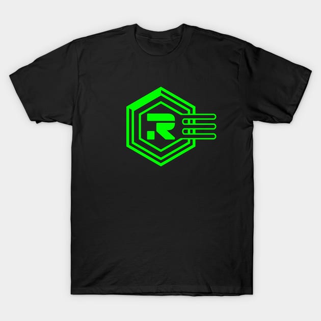 Recognizer- Green Lines T-Shirt by Veraukoion